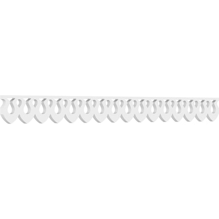Ekena Millwork Somerset Architectural Grade PVC Running Trim, 4"H x 5/8"P x 48"L RUNP04X0625X48SMR